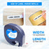 Label Orison Compatible with DYMO LetraTag Refills 91331 Plastic Label Tape Label Maker Refills for LT-100H LT-100T QX50,1/2 Inch X 13Feet (12mmx4...