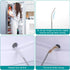 2Pcs 59 Inch Extra Long Pipe Cleaners Stainless Steel and Nylon Bristles Pipe Cleaning Brush Reusable Flexible Drain Brush for Refrigerator Drain ...