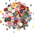 about 330 resin buttons of various specifications, handmade buttons, sewing DIY handicraft buttons, hand-painted decorative buttons Multicolor Ser...