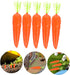 Mini Carrots for Crafts 25pcs, Landscape Mini Carrots Simulation Carrots Fake Carrot Artificial Vegetable Carrots Fake Carrots Easter Decorations ...