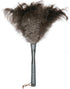 Ostrich Feather Duster, Big and Soft and Fluffy Duster,22 inch (Gray)...