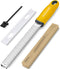 Professional Stainless Steel Lemon Zester & Grater - Premium Kitchen Tool for Cheese, Garlic, Ginger, Chocolate, Vegetables & Fruits | Dishwasher ...