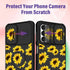 (2in1 for Samsung Galaxy A13 5G Case for Women Sunflower Cute Girls Phone Cover Floral Flower Girly Aesthetic Sun Flower Design with Camera Cover ...