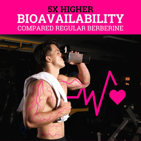Black Forest 5X Berberine a Dihydroberberine supplement (Super Berberine Now 5X More Effective Than Regular Berberine HCL) Best Dihydroberberine w...