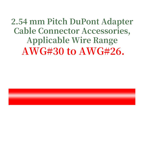 50 Sets Dupont 2.54 mm Pitch 4-Pin Female Adapter Cable Connector Accessories. 250 Pieces 2.54 mm Pitch Dupont 4-Pin Adapter Connector Female Hous...