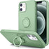 Hython Case for iPhone 12 Case & iPhone 12 Pro Case with Ring Stand, 360° Rotatable Ring Holder Magnetic Kickstand, Shockproof Rubber Protective P...