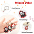 20pcs Horror Keychain, Silicone Keyring Key Chain, Key Accessories for Kid Boy Girl Party Favors Gift...