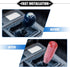 Gear Shift Knob Stick, 15cm Faux Crystal Transparent Bubble Gear Shifter Universal for Manual Transmission Vehicle Durable Acrylic Pink with Adapt...