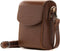 MegaGear Panasonic Lumix DC-ZS200, TZ200, Leica C-Lux Leather Camera Case with Strap - Dark Brown...