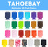 TahoeBay Neoprene Can Coolers (25-Pack) Standard 12 Ounce Cans Blank Beer Sleeves (Multicolor)...