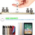 Phone Ring Holder - JCHIEN Transparent Universal Finger Grip Kickstand Cell Phone Ring Stand Holder Compatible with iPhone Samsung Smartphones 2 P...