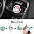Car Diffuser Vent Clip 30mm Car Essential Oil Diffuser Vent Clips Aromatherapy Air Freshener 10 Felt Pads Car Accessories Mother's Day for Women (...
