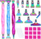 ZYNERY 27 PCS Diamond Painting Pens Kit, 12 PCS Metal Screw Thread Tips Stainless Steel Tips with 12 Clay, Diamond Art Pens 5D Diamond Painting To...