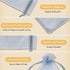 100pcs 4x6 Inches Drawstrings Organza Gift Candy Bags Wedding Favors Bags (Gray)...