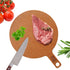 Wood Fiber Pizza Board Serving Cutting Plate for Kitchen Fruits Vegetables Cheese Chopping Board 10 inches Round...