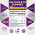 Sugar Free Calcium Gummy Bites Plus 400 IU Vitamin D3, Bone Health & Immune Support - Chewable Calcium Nutrition Supplement, Non-GMO, Orange Flavo...