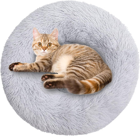Calming Dog Bed Cat Bed-Machine WashableHigh Bolster, Multiple Sizes S-XXL...
