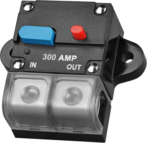 Fuse Holders Inverter Circuit Breaker Car Audio Solar Energy Inline Circuit Breaker Fuse Inverter with Waterproof Cover for Motor Auto Car Marine ...