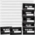 BLUE PANDA 25 Pack Bachelorette Mugshot Signs w/Height Chart - Bachelorette Backdrop for Wedding, Birthday, Jail Party Decorations, Halloween & Cr...