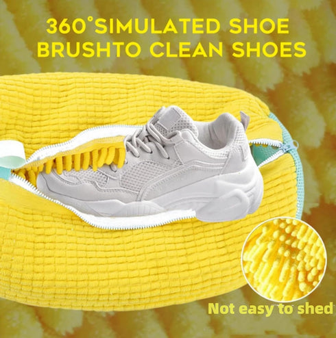 Shoe Washing Machine Bag Laundry Bag,JIAOYUNLILI 360° Wrap-Around Shoe Cleaning Bag, Reusable Shoe Washing Bag for All Shoe Types,Sneaker Washing ...