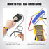 Anti Static Wrist Strap, 7.5" ESD Wristband Adjustable Grounding Bracelet, 10‘ Extendable Long Coil Cable with Alligator Clip, Fits Wrist Circumfe...