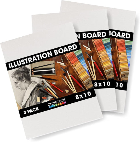 Crescent Creative Products Crescent Art & Illustration Board, 8 x 10, White...
