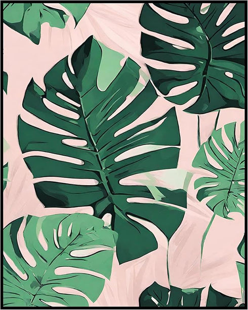 Posterizer 1 pcs-floral- plants design for nature lovers-oil painting style 10-Floral & Botanical Art-Landscape & Nature Art-Decor for Home & Offi...
