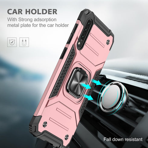 for Samsung Galaxy A50 Case A50S A30S Case Military Grade Built-in Kickstand Holder Armor Heavy Duty Shockproof Cover Protective for Galaxy A50/A5...