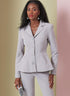 Vogue Misses' Fitted Lined Peplum Jacket, Skirt and Tapered Pants Sewing Pattern Packet, Design Code V2018, Sizes 12-14-16-18-20, Multicolor...