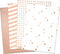 LIAPAWPAW Wrapping Tissue, 40 Sheets Metallic Rose Gold Gift Tissue Paper for Gift Bags & Packaging, Cute Star Polka Dot Striped Art Tissue for Bi...