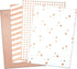 LIAPAWPAW Wrapping Tissue, 40 Sheets Metallic Rose Gold Gift Tissue Paper for Gift Bags & Packaging, Cute Star Polka Dot Striped Art Tissue for Bi...