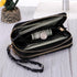 Kamo Womens Wallet Zip Around Phone Wallet Wristlet Travel Long Purse for Women Lady 6.9×3.5?Double Zipper?...