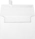 LUXPaper A4 Invitation Envelopes | Peel & Press | 4 1/4" x 6 1/4" | White Linen | 80lb. Text | 50 Qty...