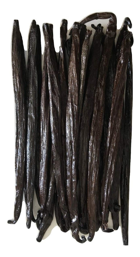 12 Tahitian Vanilla Beans Grade A for Extract, Cooking and Baking. 6"-7" Fresh NON-GMO Gourmet Whole Pods by FITNCLEAN VANILLA....