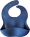 Silicone Baby Bib, French Navy | BPA FREE | Soft Adjustable Bib for Ages 6-36 Months...