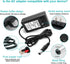 19V AC DC Charger Power Cord Compatible for Eufy RoboVac 11S 12 15C 25C 30C 35C, Pure Clean PUCRC 15 25 26B 90, Coredy Robotic R580 R650 R750 G800...