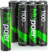Rechargeable AAA 8 Pack, Ni-MH 1100mAh High Capacity, Long-Lasting and Pre-Charged Triple A Battery...