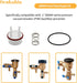 800M4 Vent Float Repair Kit Compatible with Watts 1 inch 800QT Backflow Valve, Fit for 1" Pressure Vacuum Breaker, Repalce 0887715 887715 RK 800M4...