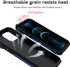 Hitaoyou Compatible iPhone 12 Pro Max Case with Camera Cover & Kickstand, Military Grade Shockproof, Blue...