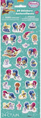 Unique 24-Piece Puffy Sticker Sheet - Shimmer And Shine, 1 Pc...