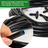 Premium Windshield Washer Hose Kit, 4 Meters/157.5 Inches with 12Pcs Hose Connectors for Car Windshield Washer Nozzle Installation...