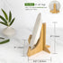 Plate Stands for Display, 8 Inch Plate Holders for Displaying, Bamboo Picture Frame Stand for Tables, Tabletop Easels, Decorative Stand for Platte...