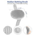 5 in 1 Dog Grooming Kit - Self-Cleaning Slicker Brush for Dogs and Cats - Shedding Brush Set for Short and Long Haired Pets - Includes Pet Comb, F...