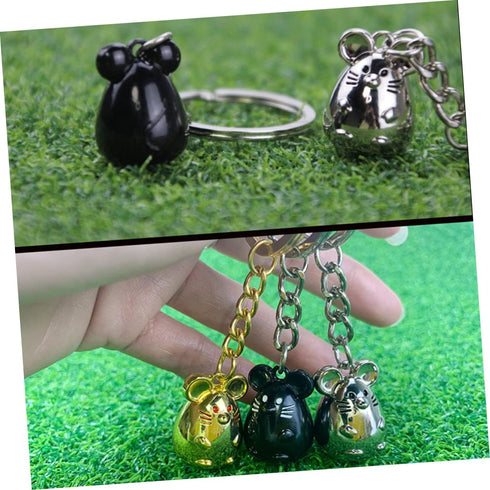 Rat Keychains 3pcs Couple Car Keychains s Year of Rat for Year of The Rat Bag Keychain Mouse Keychain Mouse Key Ring Keychain Pendant Key Chain Ba...