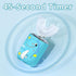 Kids U Shaped Electric Toothbrush, Toddler Toothbrush with 2 U-Shaped Brush Heads 2 Soft Replacements with Toothpaste Automatic Toothbrush Recharg...