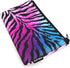 Zebra Fuente - Disposable Fountain Pen - Coloured Ink - Pack of 10 - Includes Pink & Blue Striped Pencil Case...