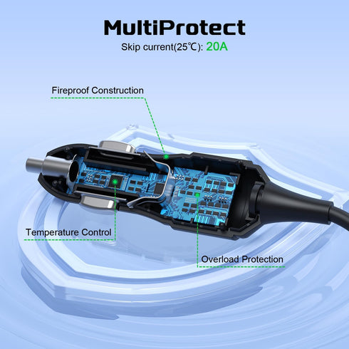 4.9FT Car Cigarette Lighter Plug to XT60I Female Connector Charge Cable, Built-in Resettable Fuse, Working for Portable Solar Generator Power Stat...