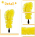 2 PCS Gutter Cleaning Brush Roofing Tool Rain Gutter Guard Cleaner Tool Adaptation Thread Interface Dia 0.87 Inch Gutter Cleaning Brush Tools Inte...