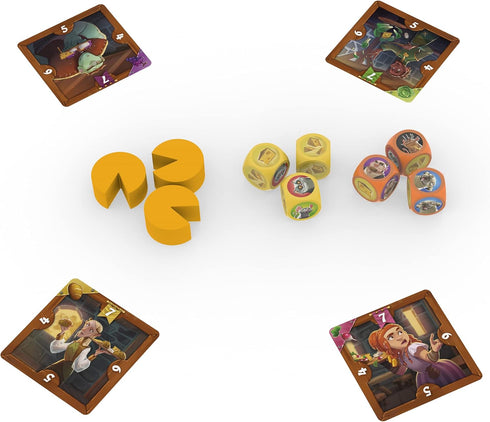IELLO Cheese Master - The Game of Musical Cheese, Card Game by Iello, Fast & Playful Observation Game, Fun for The Whole Family, Roll & Count, Age...