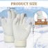 2 Sets Winter Knit Hats Gloves Scarf for Women Ribbed Knit Hat with Brim Winter Beanie Slouchy Women Touch Screen Gloves and Fleece Neck Warmer Sc...